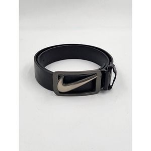 Men’s Nike Black Golf Belt Size M 36 Inches Nike Swoosh Belt Adjustable